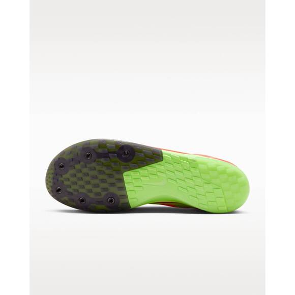 NEW NIKE men's zoom rival xc 6 cross-country spikes shoes in hyper orange/lime b